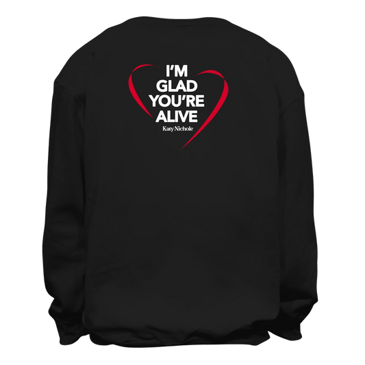 Hold On Black Sweatshirt