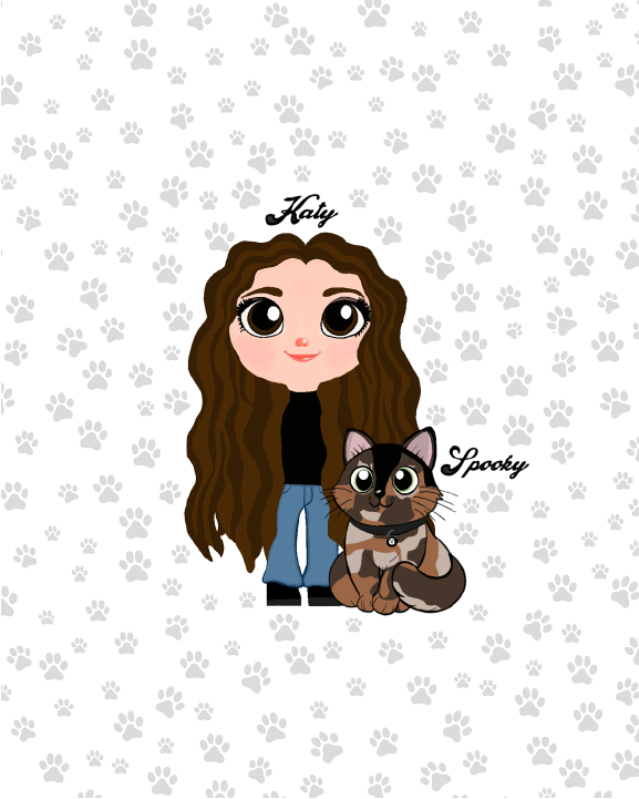 Katy & Spooky Poster