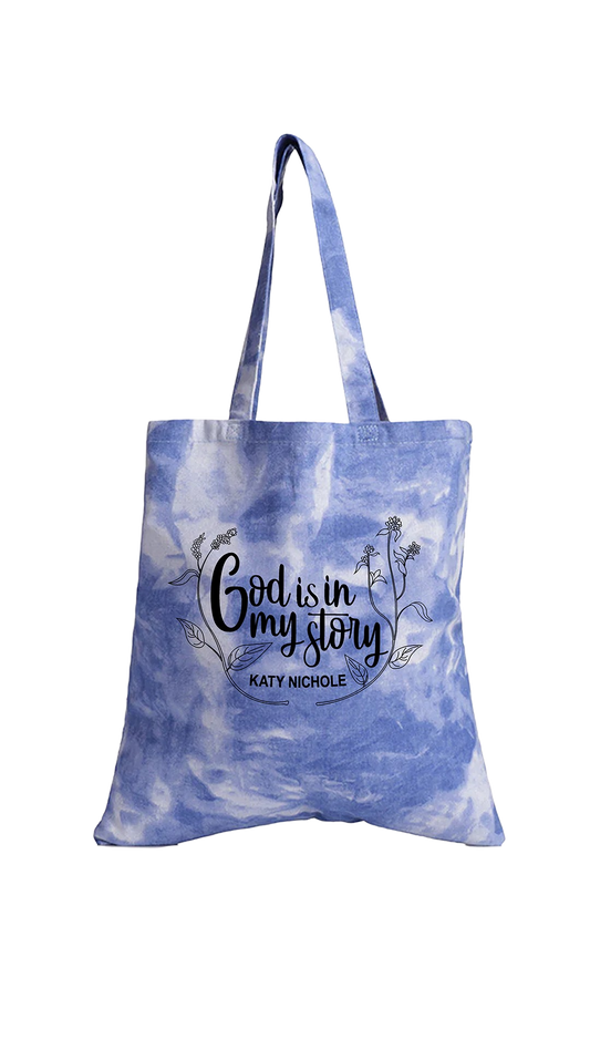 God Is In My Story Tote Bag